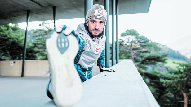 Lukas Greiderer schlug sich in den vergangenen Monaten mit einer hartnäckigen Entzündung im Knie herum