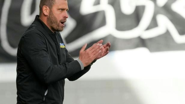 Voller Fokus auf Nottingham: Sturm-Trainer Jürgen Säumel