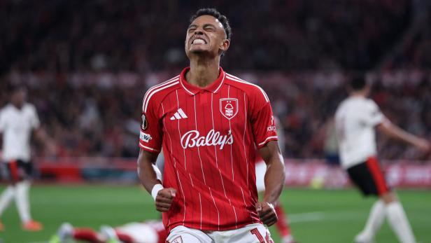 Up and Downs: Nottingham-Star Dan Ndoye ist zumindest im Europacup voll dabei. 