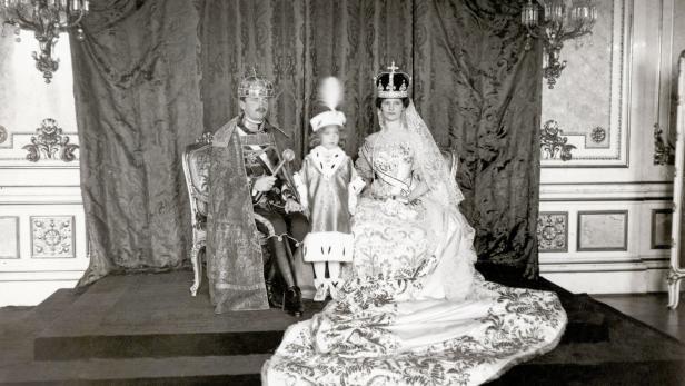Kaiser Karl I mit seiner Frau Zita