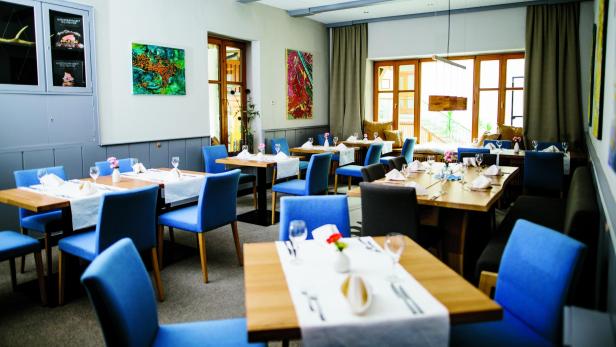 Innenansicht Bärenwirt und der kleine Bär