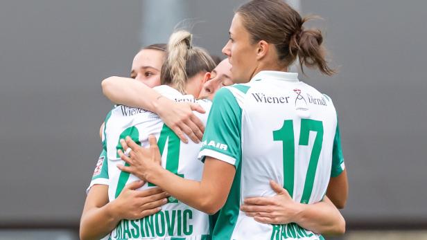 Jubel bei den Rapid-Frauen