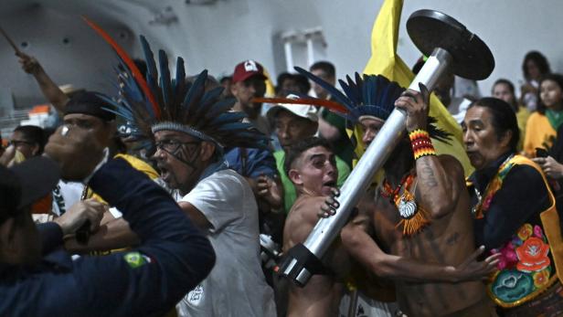 Protest at UN Climate Change Conference (COP30) held in Brazil