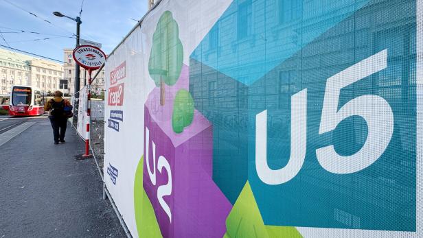 ++ THEMENBILD ++ U-BAHN / U-BAHN-BAU / U2XU5-AUSBAU / BAUSTELLE / WIENER LINIEN