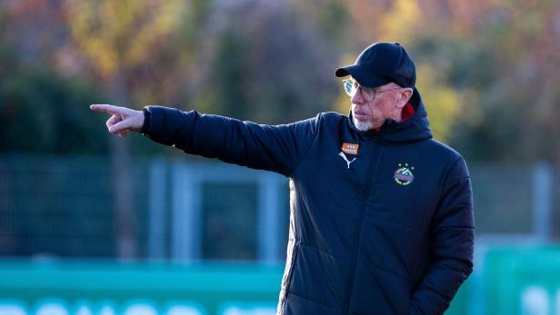 Rapid-Coach Stöger freut sich über das emotionale Training