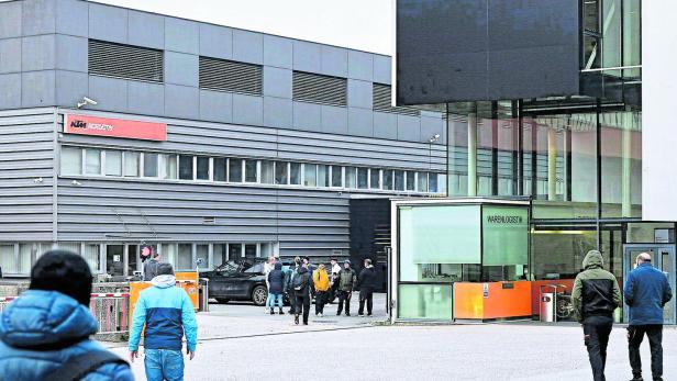 KTM-INSOLVENZ: BETRIEBSVERSAMMLUNG IM WERK IN MATTIGHOFEN