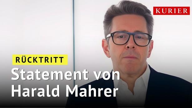 Statement von Harald Mahrer zu seinem Rücktritt