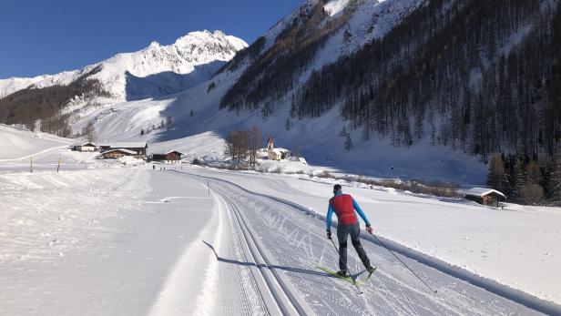 Langläufer in Südtirol