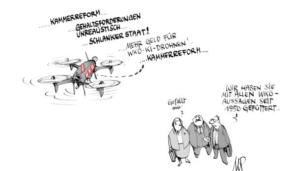 Karikatur von Michael Pammesberger