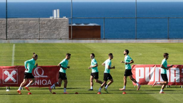 Am Meer auf Zypern bereiteten sich die ÖFB-Stars vor
