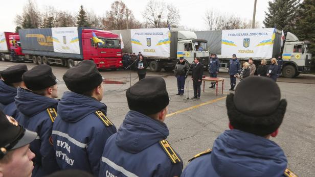 Beide Seiten hatten sich erstmals nach langer Eiszeit am Mittwoch in Minsk getroffen. Doch nun stockt der Prozess erneut.