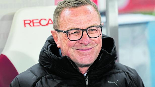 Ralf Rangnick freute sich sichtlich