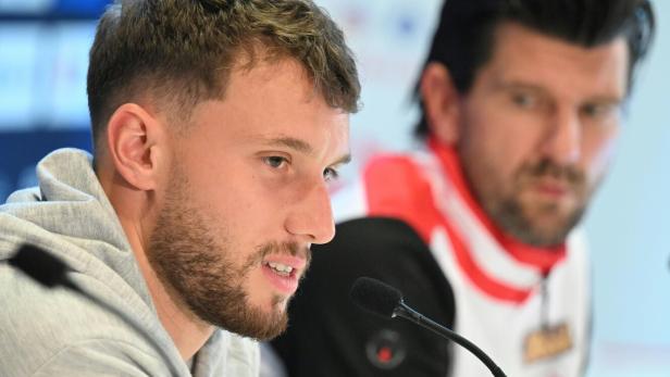 Filip Misolic und Kapitän Jürgen Melzer