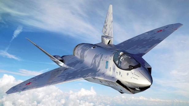 Grafische Darstellung der Su-75 Checkmate