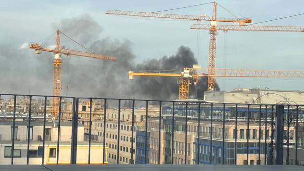 Brand auf der Nordbrücke