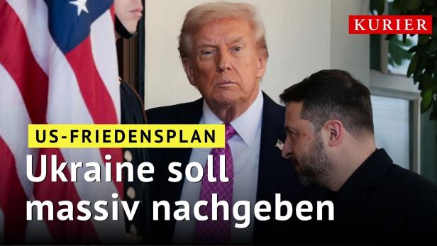 Trump legt Ukraine-Plan vor: Kiew soll massiv nachgeben