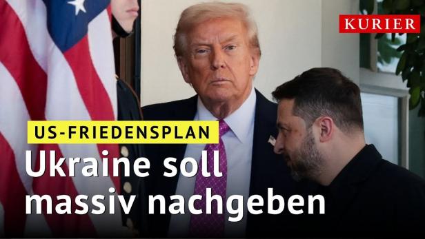 Trump legt Ukraine-Plan vor: Kiew soll massiv nachgeben