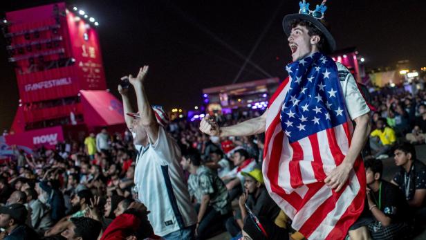 Symbolfoto von US-Fans