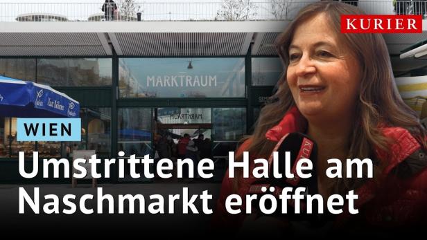 Naschmarkt: Umstrittene Markthalle eröffnet – großer Andrang, gemischte Reaktionen