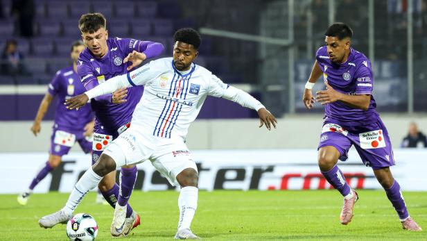 Die Austria spielt in Linz gegen Blau-Weiß.
