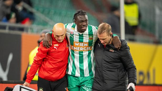 Schwer verletzt: Raux-Yao