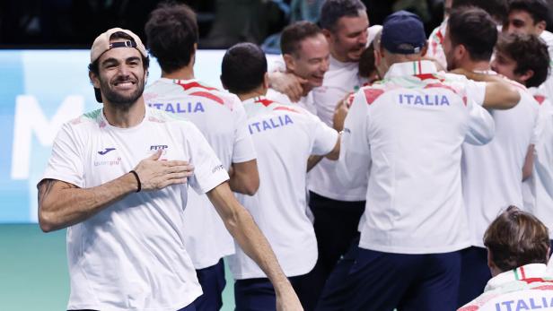 Italien gewann zum dritten Mal den Davis Cup