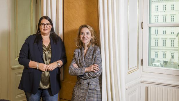 Eva-Maria Holzlieitner, Frauenministerin, Kathrin Gaal, Frauenstadtraetin, Frauenministerium, 1010 Wien