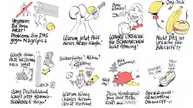 Bestelle! Jetzt! Schnelle! Black Friday! Kaufe! Klicke!