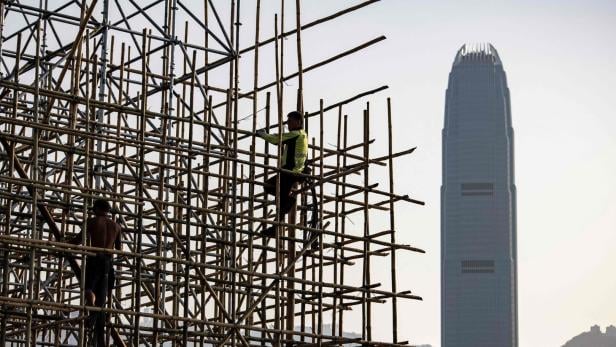 HONG KONG-CHINA-CONSTRUCTION-TRADITION-BAMBOO