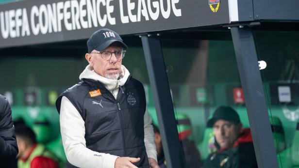 Ex-Trainer: Peter Stöger bei Rapid