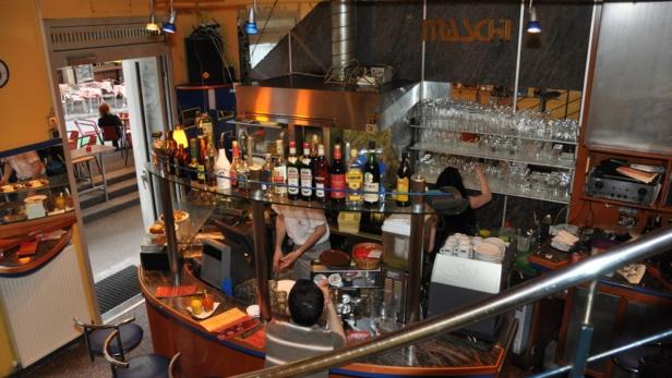 Interior Lokal mit Tresen