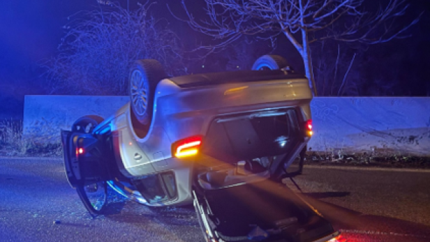 Autounfall in Wien Donaustadt