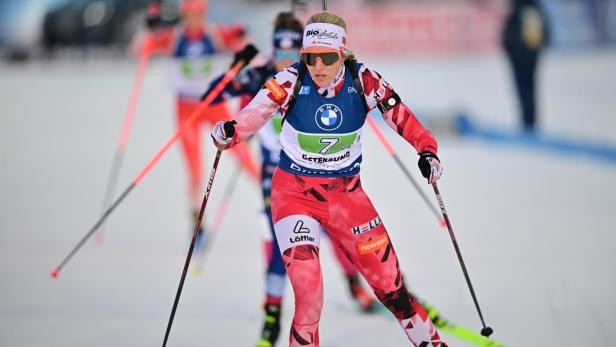 Lisa-Theresa Hauser war Teil der erfolgreichen ÖSV-Biathlon-Staffel