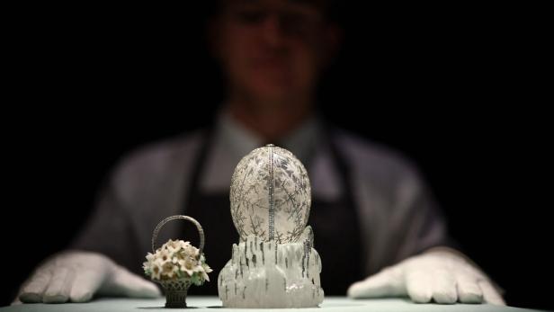 BRITAIN-ART-FABERGE