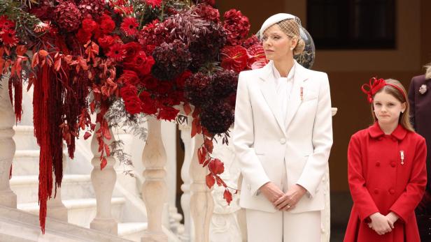 Fürstin Charlene und Tochter Gabriella