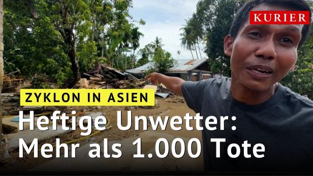 Zyklon in Asien - Heftige Unwetter: Mehr als 1.000 Tote