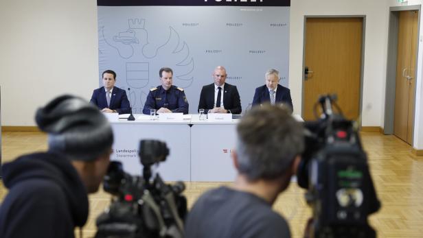 PK LANDESPOLIZEIDIREKTION STEIERMARK "ERMITTLUNGEN ZUM FALL DER VERMISSTEN INFLUENCERIN": HAAS / ORTNER / VIDOVIC / KROSCHL