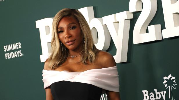 Serena Williams posiert bei einer Gala