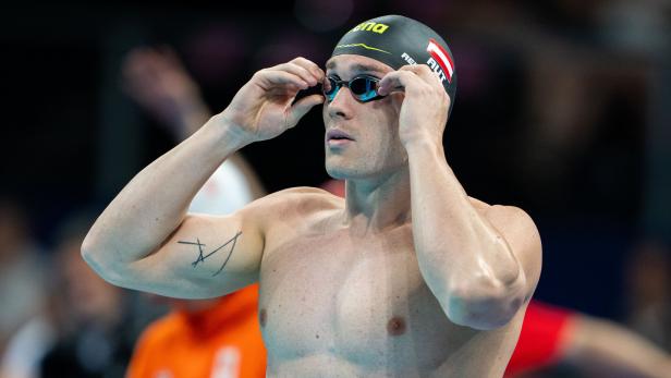 OLYMPIA 2024 - SCHWIMMEN - MÄNNER 4 x 100 M LAGEN-STAFFEL: REITSHAMMER (AUT)