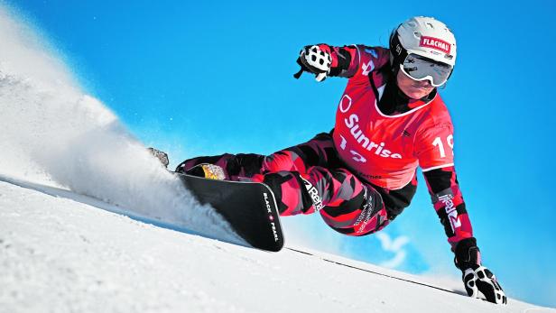 Claudia Riegler beehrt seit 1994 den Snowboard-Weltcup