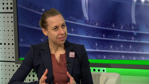 Claudia Koller im KURIER TV Studio