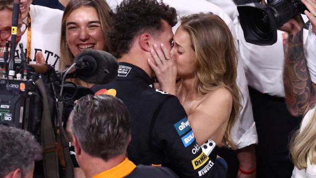 Lando Norris mit Freundin Magui Corceiro 