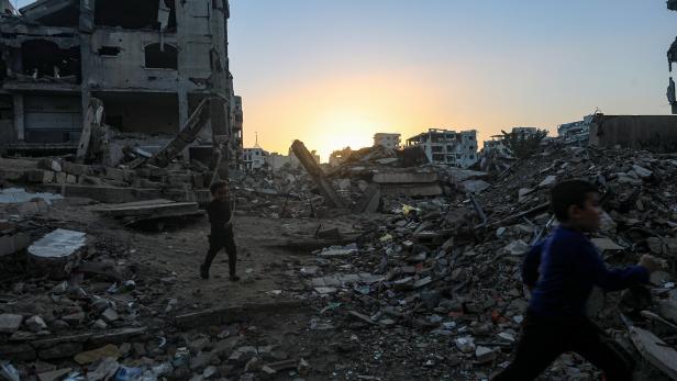 Internally displaced Palestinians in Gaza City