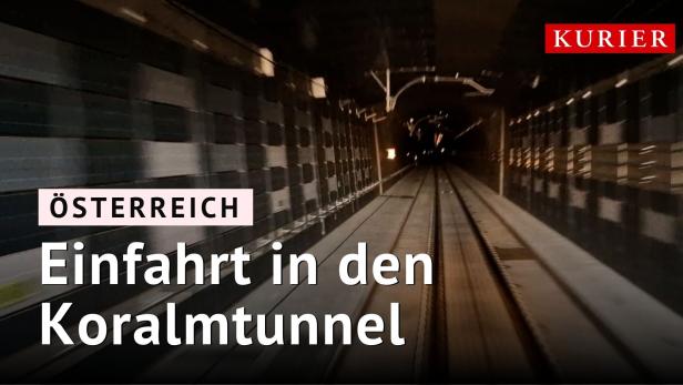 Einfahrt in den Koralmtunnel