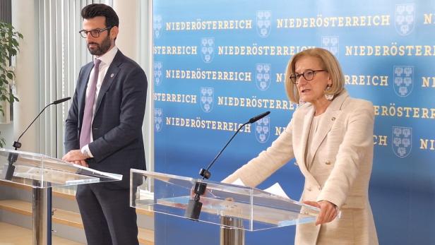 Mikl-Leitner und Landbauer 