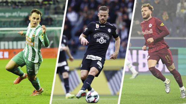 Rapid, Sturm und Salzburg kämpfen um wichtige Punkte