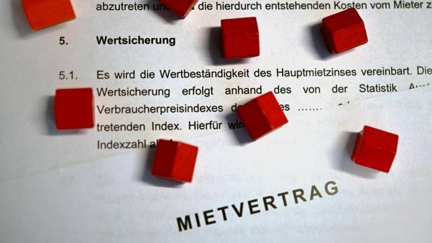 Mietvertrag mit Spielzeughäusern