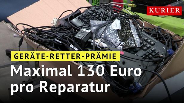 Geräte-Retter-Prämie: Maximal 130 Euro pro Reparatur