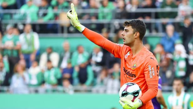 Niki Hedl im Rapid-Tor