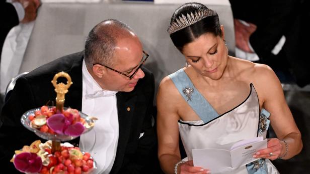 Prinzessin Victoria beim Nobelpreis-Dinner 2025